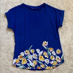 Mixed media women’s top